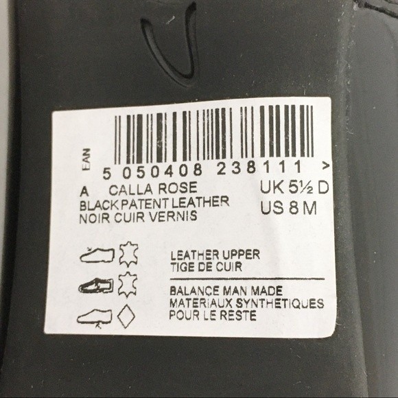 NEW Clarks Women Size 8 Calla Rose Black Patent Leather Heels Pumps Shoes - Picture 14 of 16